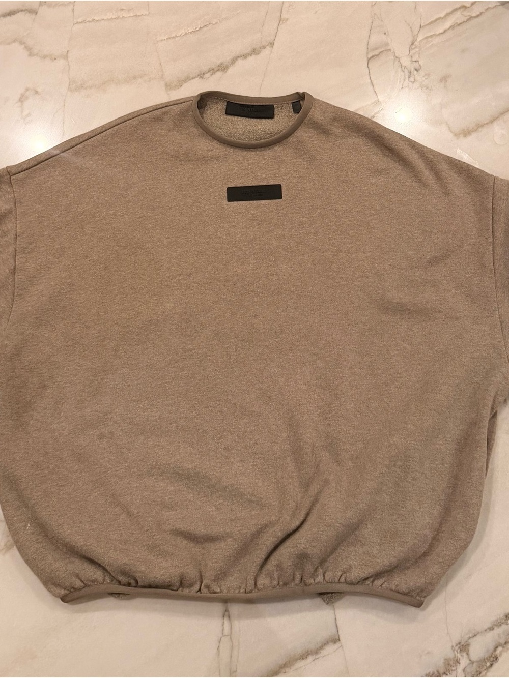 Essentials Men's Crewneck Sweater - Taupe